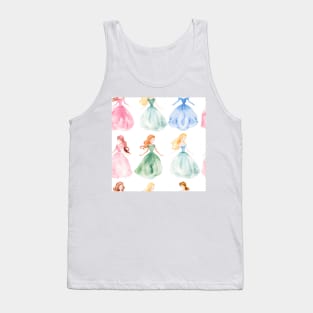 Princesses Pattern 20 Tank Top